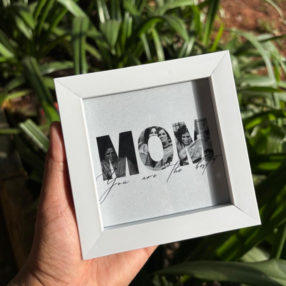 Mom, You're the Best - Personalised Photo Frame